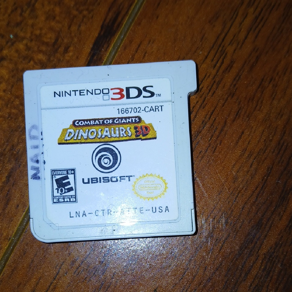 Nintendo 3DS Combat of Giants: Dinosaurs 3D Cartridge